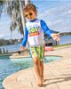 Disney Disney Toy Story 2-Piece Swimwear Rash Guard and Swim Trunks Set - 2