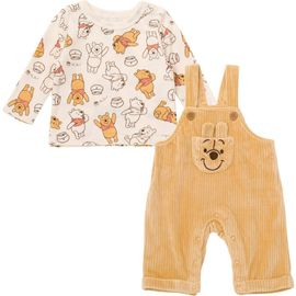 Disney Disney Winnie The Pooh 2-piece Overalls And T-shirt Set (baby)