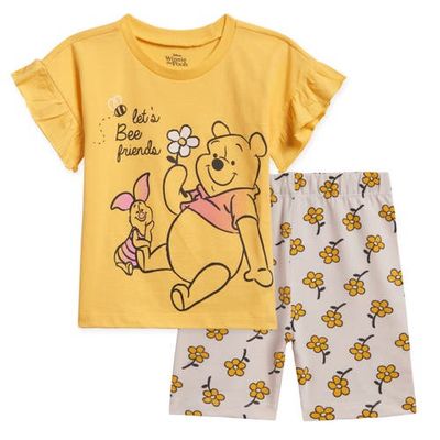 Disney Disney Winnie the Pooh 2-Piece T-Shirt and Bike Shorts Set