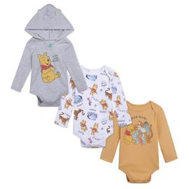 Disney Disney Winnie the Pooh 3-Pack Long Sleeve Bodysuits