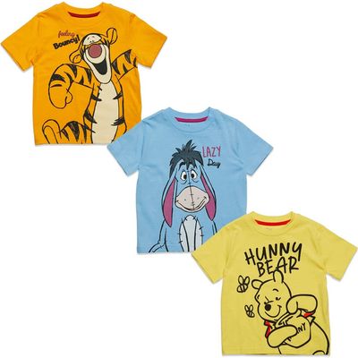 Disney Disney Winnie the Pooh 3-Pack Short Sleeve T-Shirts