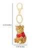 Disney Disney Winnie the Pooh Crystal Pavé Crystal Bag Charm Keychain, Officially Licensed - 5