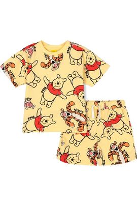 Disney Disney Winnie the Pooh French Terry 2-Piece T-Shirt and Shorts Set