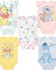 Disney Disney Winnie the Pooh Girls' 5-Pack Short Sleeve Bodysuits - 1