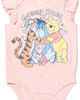Disney Disney Winnie the Pooh Girls' 5-Pack Short Sleeve Bodysuits - 4