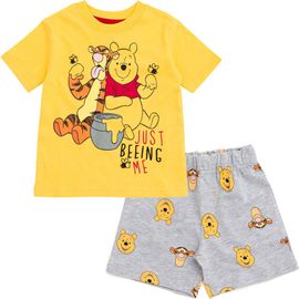 Disney Disney Winnie the Pooh T-Shirt & French Terry Shorts Set