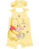 Disney Disney Winnie the Pooh Toddler Girls' 2-Piece Sleeveless Romper and Headband Set - 1