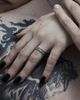 Disturbia Disturbia Amorata Thin Sterling Silver Ring  - 1