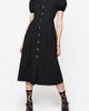 Disturbia Disturbia Despair Button Up Midi Dress - 1