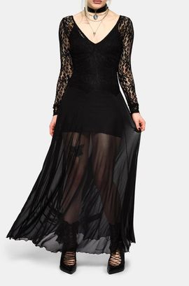 Disturbia Disturbia Eltharia Lace Bodice Maxi Dress