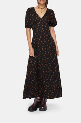 Disturbia Disturbia Elura Celestial Print Maxi Dress