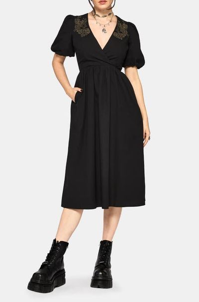 Disturbia Disturbia Fleux Phoenix Wrap Midi Dress