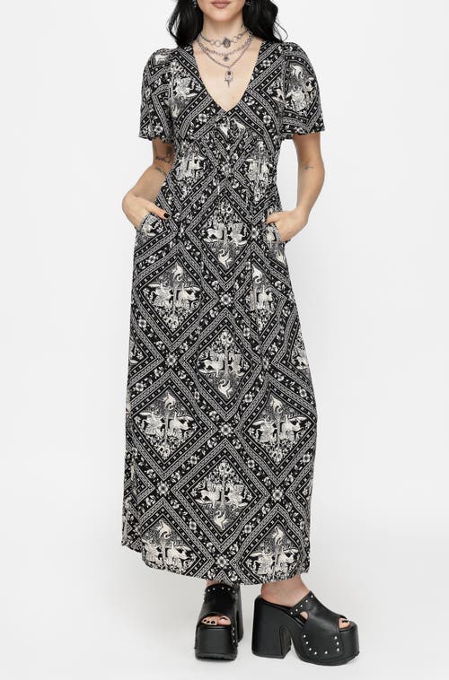 Disturbia Disturbia Floaty Sleeve Maxi Dress