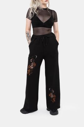 Disturbia Disturbia Foxglove Embroidered Straight Leg Jogger