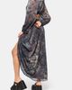 Disturbia Disturbia Gaia Celestial Print Chiffon Maxi Dress - 3