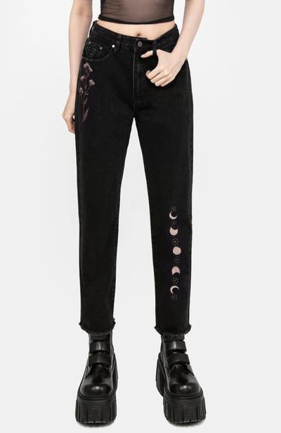 Disturbia Disturbia Griffinfly Distressed Denim Mom Jeans