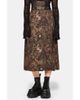 Disturbia Disturbia Haunt Medieval Print Buckle Midi Skirt - 1