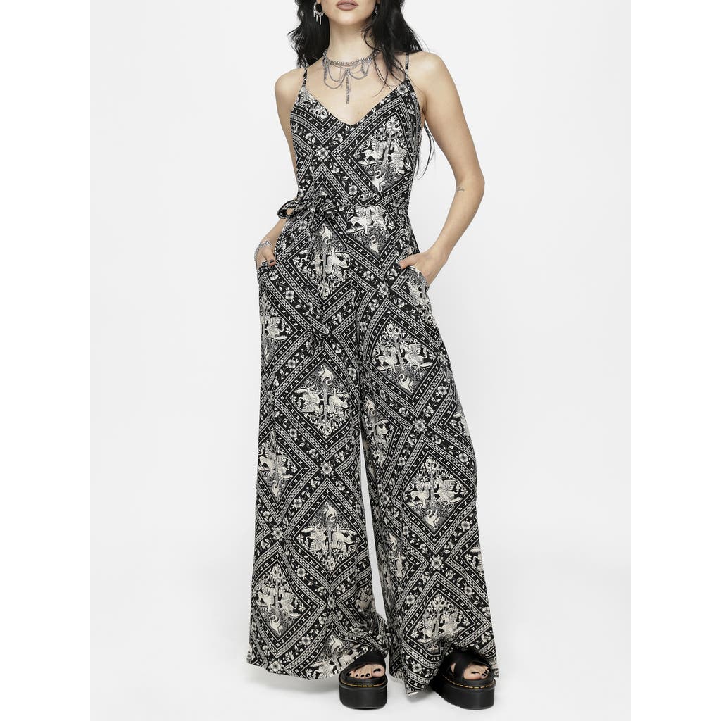 Disturbia Disturbia Hexweave Wide Leg Cami Jumpsuit