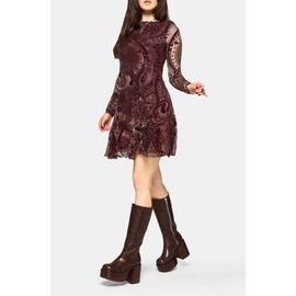 Disturbia Disturbia Loveday Paisley Printed Godet Mini Dress