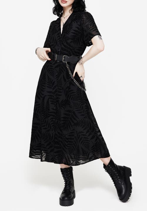Disturbia Disturbia Lunafern Fern Midi Shirt Dress