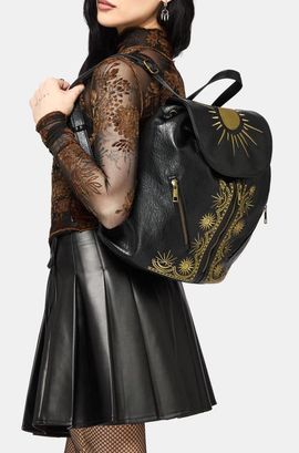 Disturbia Disturbia Lunara Celestial Embroidered Backpack