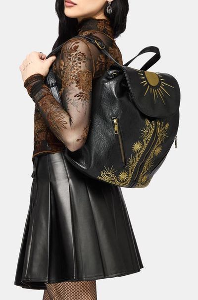 Disturbia Disturbia Lunara Celestial Embroidered Backpack