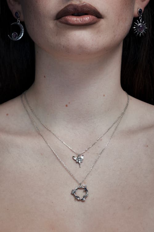 Disturbia Disturbia Maypole Sterling Silver Fairy Necklace 
