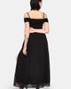 Disturbia Disturbia Mircalla Shirred Bardot Maxi Dress - 3