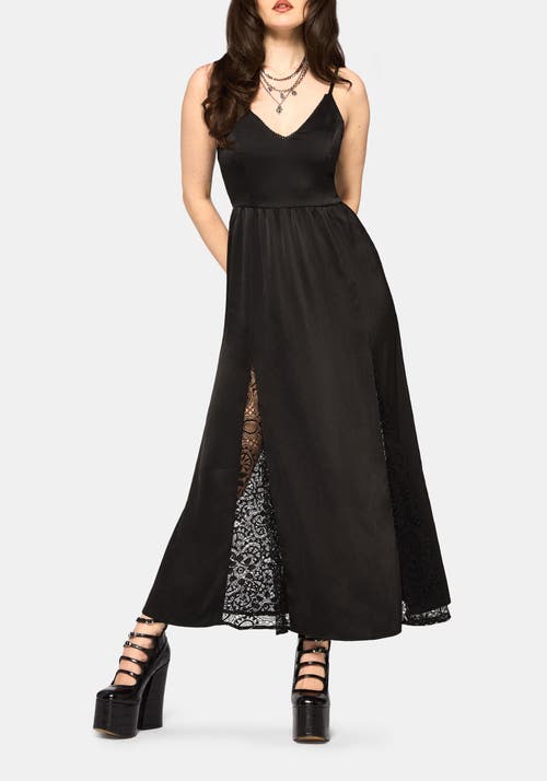 Disturbia Disturbia Nite Lace Godet Cami Maxi Dress