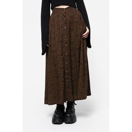 Disturbia Disturbia Rosamoth Button Up Midi Skirt