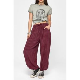 Disturbia Disturbia Rue Stripe Voile Extreme Balloon Trouser