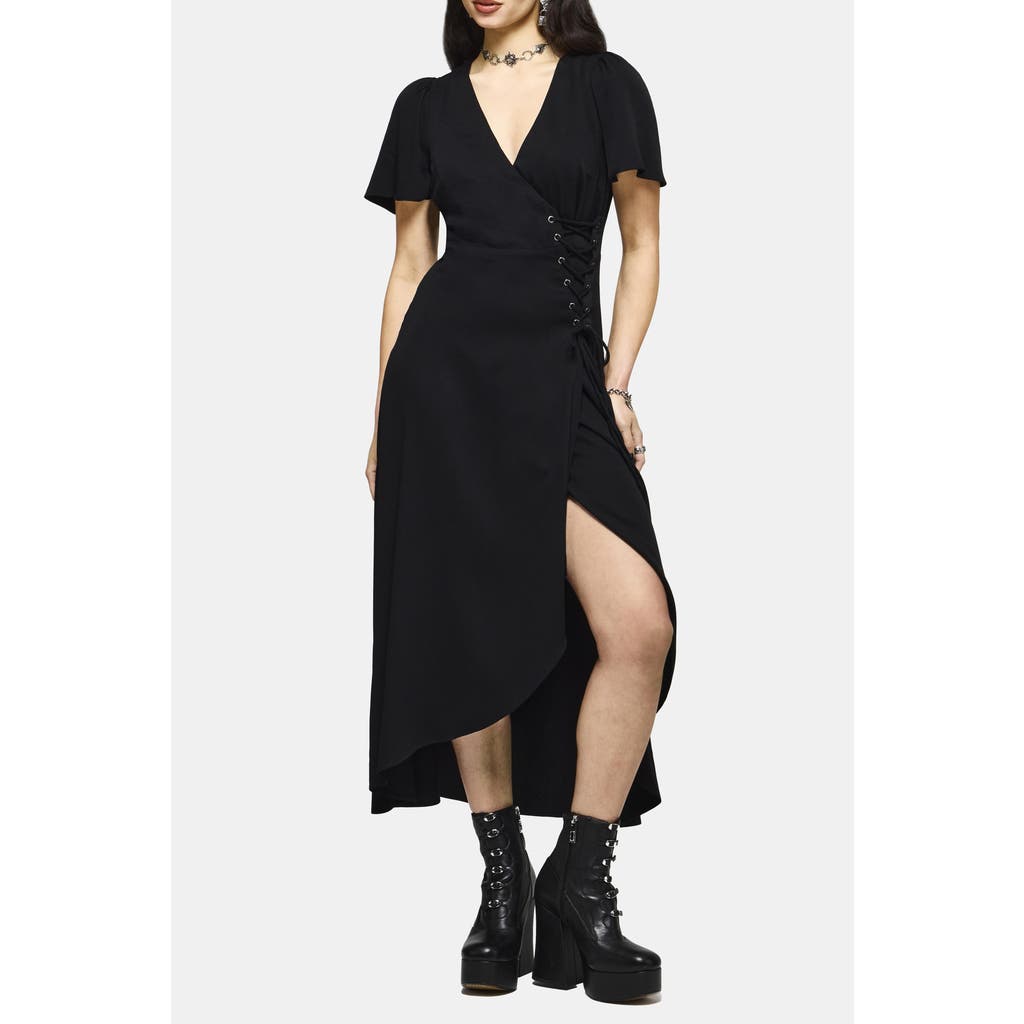 Disturbia Disturbia Sableine Wrap Midaxi Dress