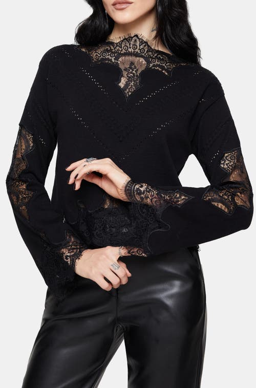 Disturbia Disturbia Stormwoken Pointelle Knit Jumper