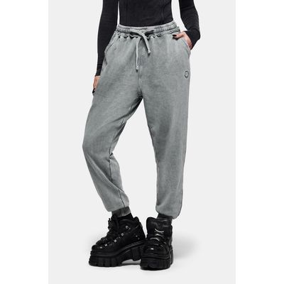 Disturbia Disturbia Sylph Dove Embroidered Cuffed Jogger