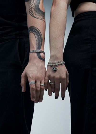 Disturbia Disturbia Till Death Thick Sterling Silver Ring 