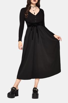 Disturbia Disturbia Torrent Button Up Midi Dress