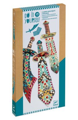 Djeco Djeco Do It Yourself Like a Pirate Sword Mosaic Craft Kit