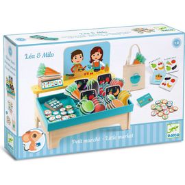 Djeco Djeco Léa & Milo Little Market Playset