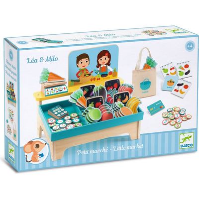 Djeco Djeco Léa & Milo Little Market Playset