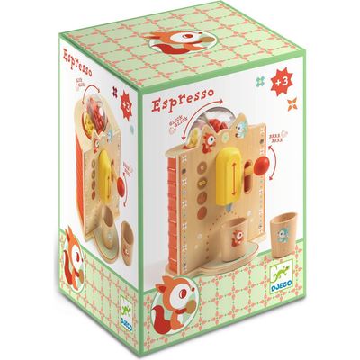 Djeco Djeco Role Play Bean-to-Cup Toy Coffee Machine