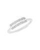 Djula Women's Eclat 18K White Gold & Diamond Ring - 1
