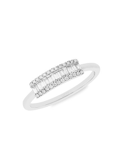 Djula Women's Eclat 18K White Gold & Diamond Ring