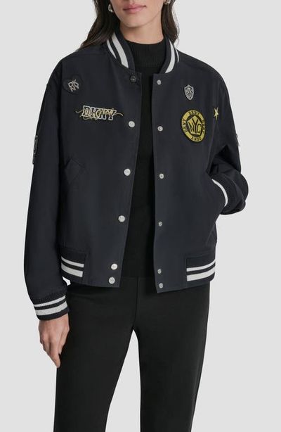 DKNY DKNY 1989 Pins & Patches Varsity Jacket