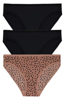 DKNY DKNY Assorted 3-Pack Microfiber Bikinis