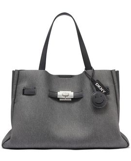 DKNY DKNY Bryar Large Denim Satchel