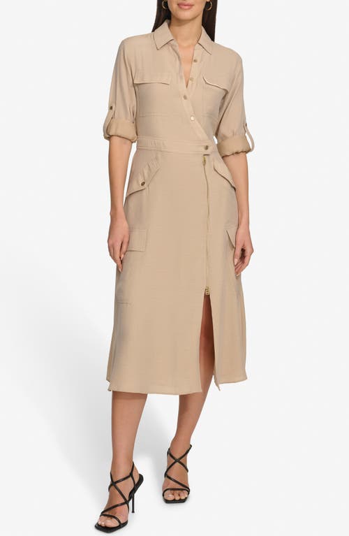 DKNY DKNY Cargo Midi Dress