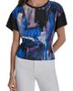 DKNY DKNY Chiffon Sleeve Knit Top - 1