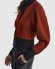 DKNY DKNY Contrast Rib Cardigan - 3