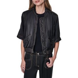DKNY DKNY Contrast Stitch Bomber Jacket