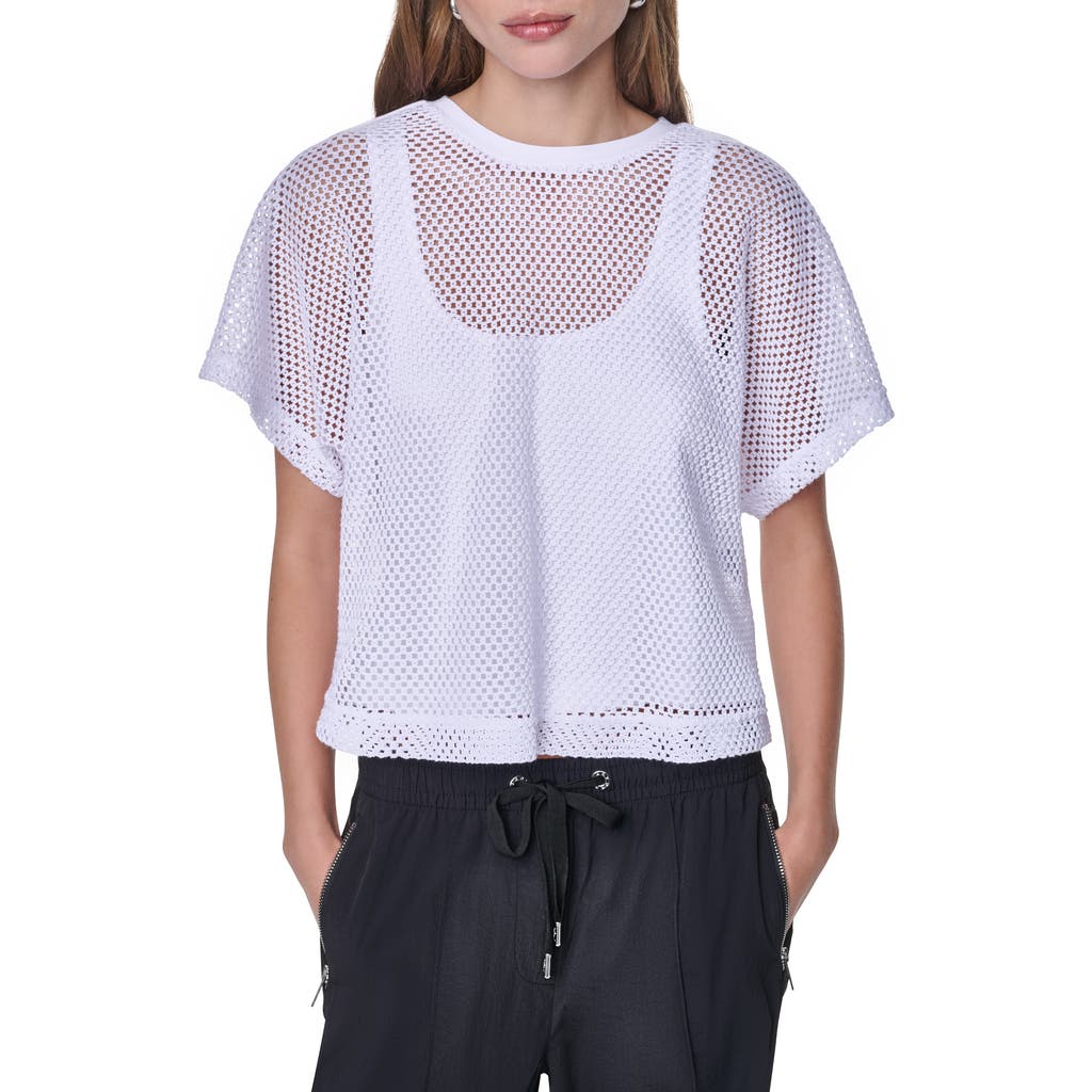 DKNY DKNY Dolman Sleeve Open Stitch Top